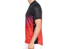 Under Armour - Forge Crew Short Sleeve Shirt - Schwarz/Rotes Shirt -Shorts Poloshirts Geschaft 1306638 001 37672 2