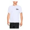Under Armour - Be Seen S/S Graphic Drop - Weißes T-Shirt -Shorts Poloshirts Geschaft 1341681 100 39065
