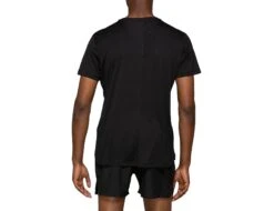 Asics - SILVER ASICS TOP - Schwarzes Herrenshirt -Shorts Poloshirts Geschaft 2011A474 001 43502 1