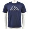 Kappa - T-shirt Logo Cromen - Blaues T-Shirt