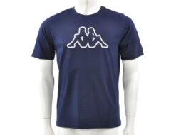 Kappa - T-shirt Logo Cromen - Blaues T-Shirt
