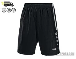 Jako - Short Turin - Fußballshort Schwarz