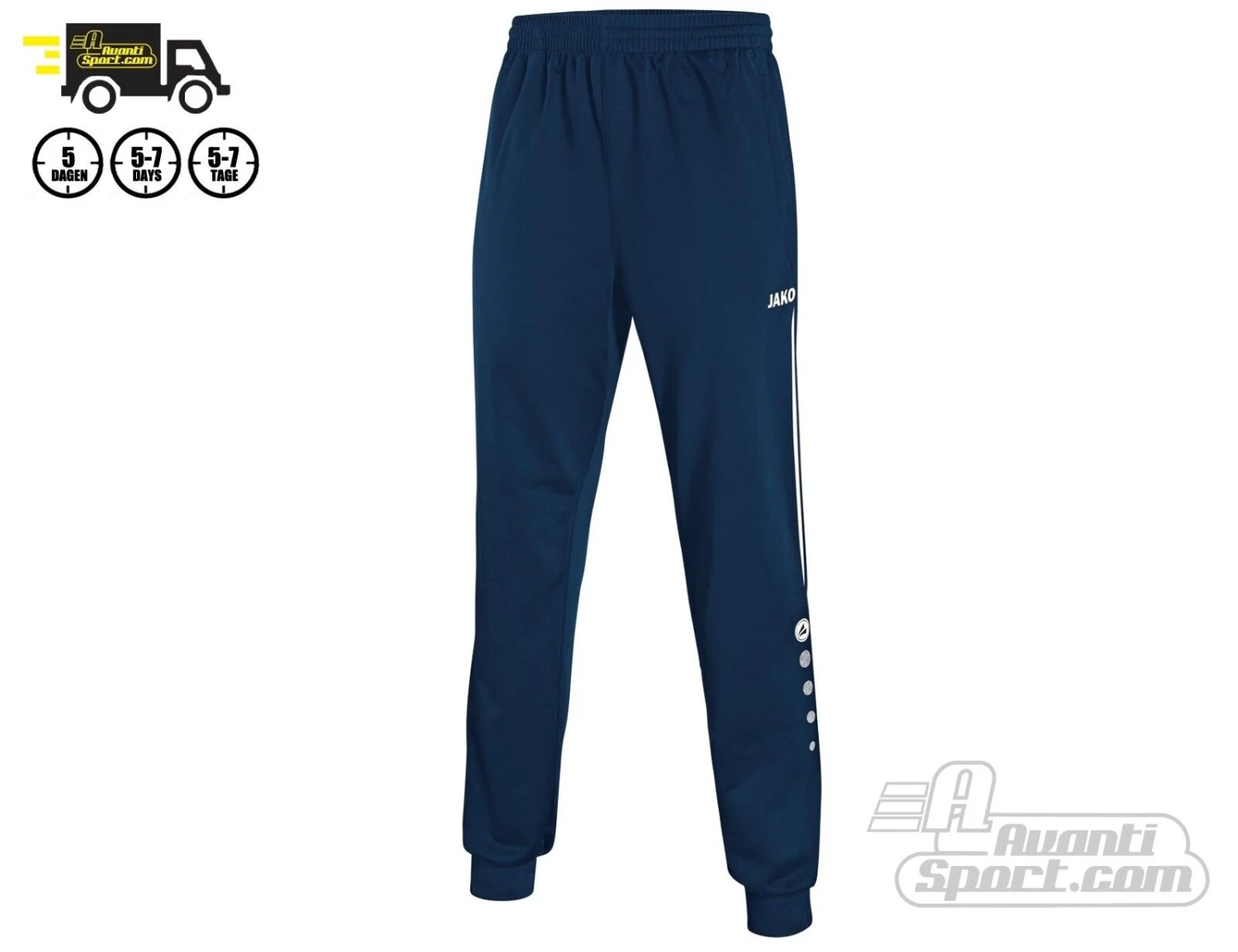 Jako - Polyesterbroek Performance Senior - Blaue Trainingshosen 3 Jako - Polyesterbroek Performance Senior - Blaue Trainingshosen