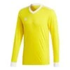 Adidas - Tabela 18 LS Jersey - Gelbes Langarmtrikot -Shorts Poloshirts Geschaft CZ5459 44441