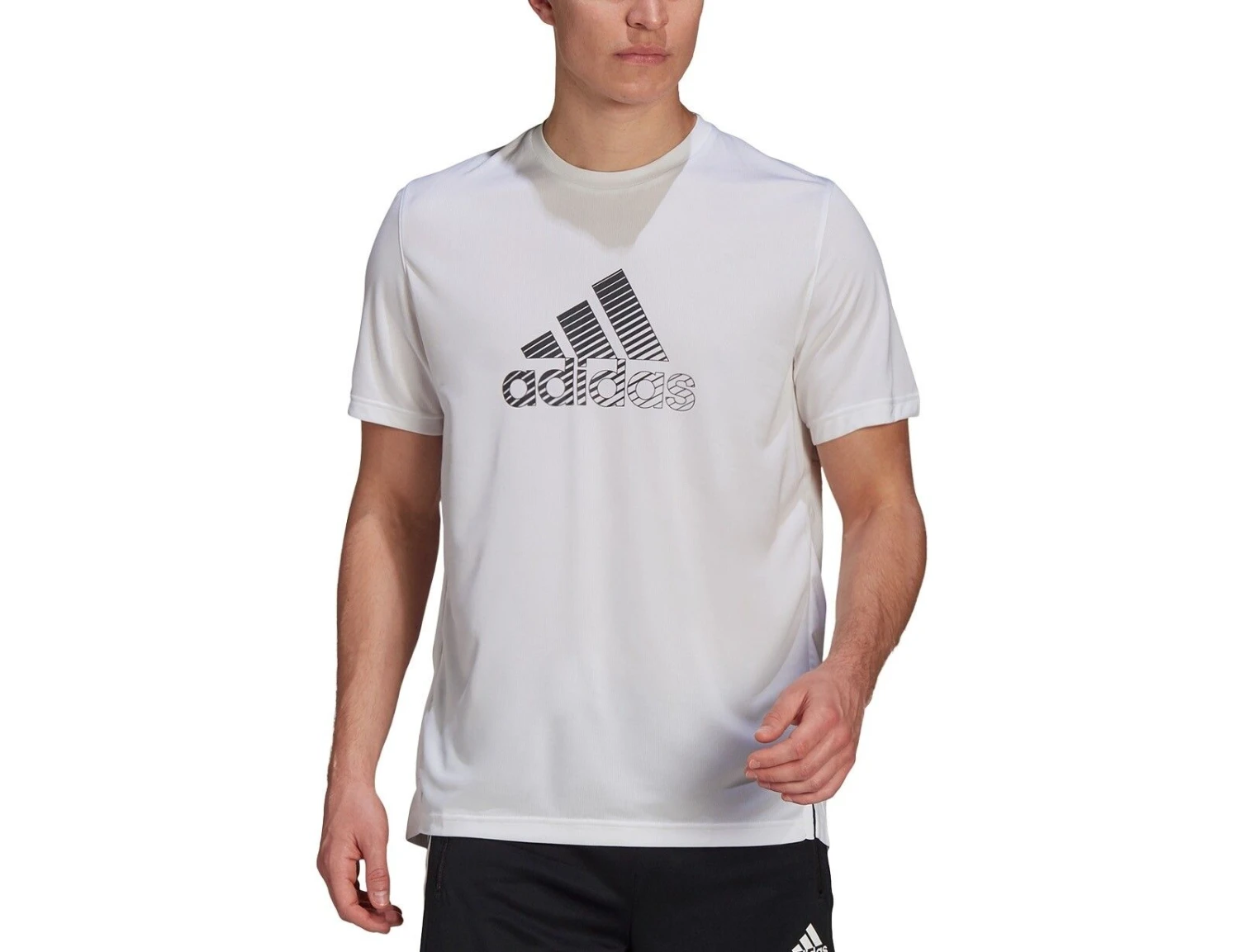 Adidas - Activated Tech AEROREADY Tee - Weißes Sportshirt 3 Adidas - Activated Tech AEROREADY Tee - Weißes Sportshirt