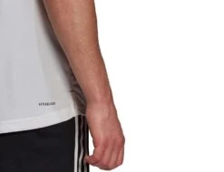 Adidas - Activated Tech AEROREADY Tee - Weißes Sportshirt 11 Adidas - Activated Tech AEROREADY Tee - Weißes Sportshirt -Shorts Poloshirts Geschaft GM8348 45636 3