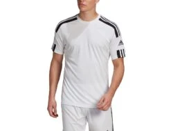Adidas - Squadra 21 Jersey SS - Weißes Fußballtrikot -Shorts Poloshirts Geschaft GN5723 46205 1
