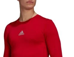 Adidas - Techfit Long Sleeve Top - Kompressionsshirt Rot -Shorts Poloshirts Geschaft GU7336 46529 2