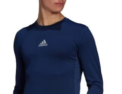 Adidas - Techfit Long Sleeve Top - Kompressionsshirt Blau -Shorts Poloshirts Geschaft GU7338 46530 2