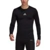 Adidas - Techfit Long Sleeve Top - Kompressionsshirt Schwarz -Shorts Poloshirts Geschaft GU7339 46588