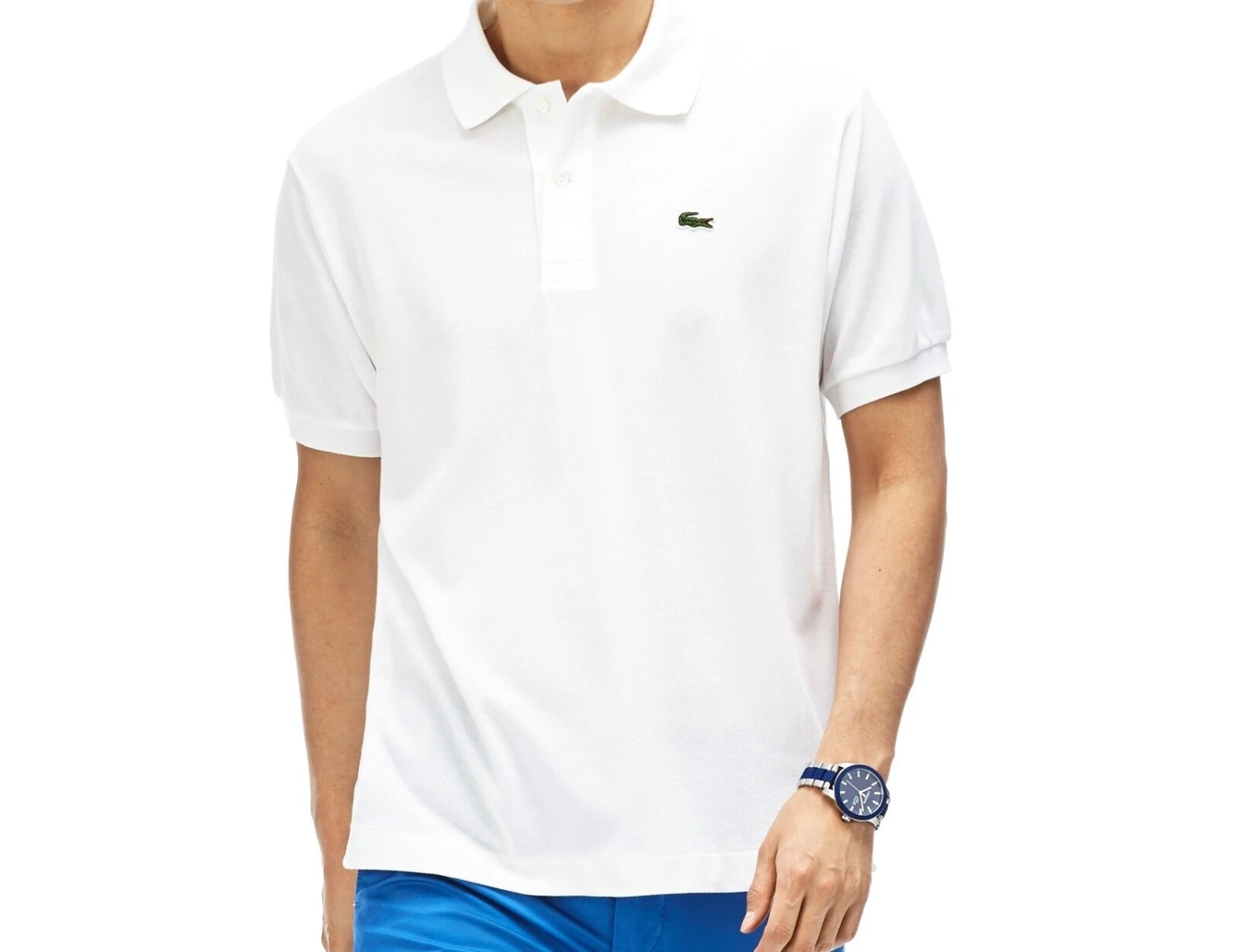 Lacoste - Classic Piqué Polo - Weißes Poloshirt 3 Lacoste - Classic Piqué Polo - Weißes Poloshirt