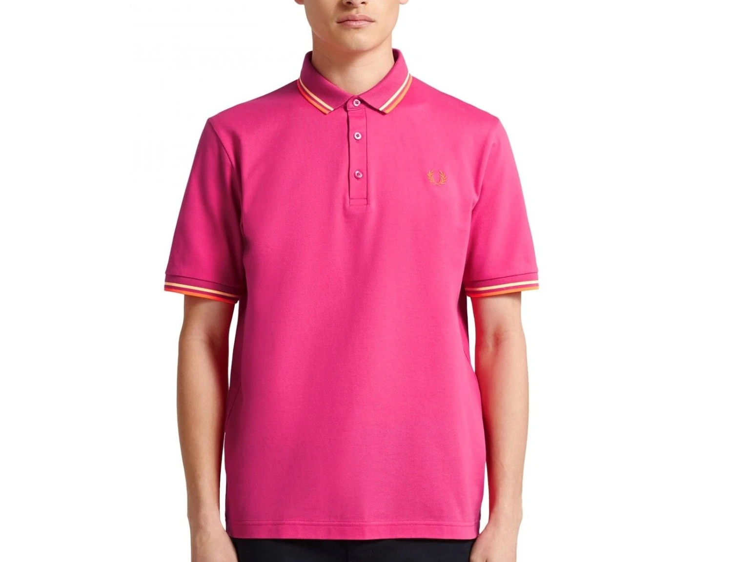 Fred Perry - Made In Japan Pique Shirt - Poloshirt Pink 3 Fred Perry - Made In Japan Pique Shirt - Poloshirt Pink