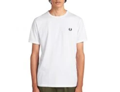 Fred Perry - Ringer T-Shirt - White Shirts 8 Fred Perry - Ringer T-Shirt - White Shirts -Shorts Poloshirts Geschaft M3519 100 45775 4