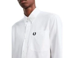 Fred Perry - Oxford Shirt - Baumwoll Hemd -Shorts Poloshirts Geschaft M7550 100 43976 2 1