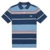 Fred Perry - Stripe Polo Shirt - Gestreiftes Poloshirt -Shorts Poloshirts Geschaft M8537 588 44006 4