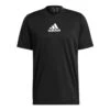 Adidas - D2M 3-Stripes Back Tee - Primeblue Sportshirt -Shorts Poloshirts Geschaft adidas gm2126 1