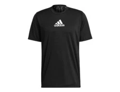 Adidas - D2M 3-Stripes Back Tee - Primeblue Sportshirt