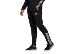 Adidas - Essentials Matte Cut 3S Pants - Schwarze Trainingshose