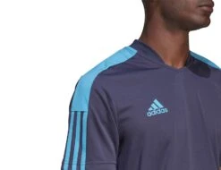 Adidas - Tiro Training Jersey Essentials - Blaues Trikot -Shorts Poloshirts Geschaft adidas h60007c