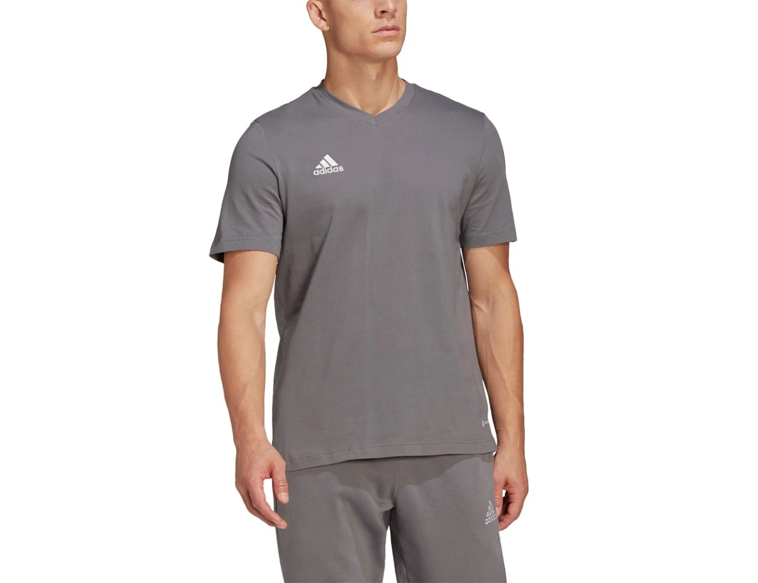Adidas - Entrada 22 T-Shirt - Grey Sports Shirt 3 Adidas - Entrada 22 T-Shirt - Grey Sports Shirt