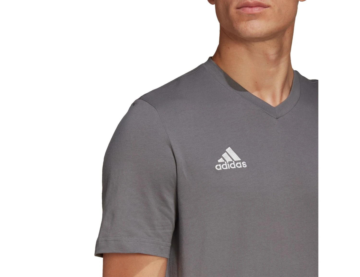 Adidas - Entrada 22 T-Shirt - Grey Sports Shirt 5 Adidas - Entrada 22 T-Shirt - Grey Sports Shirt – Bild 3