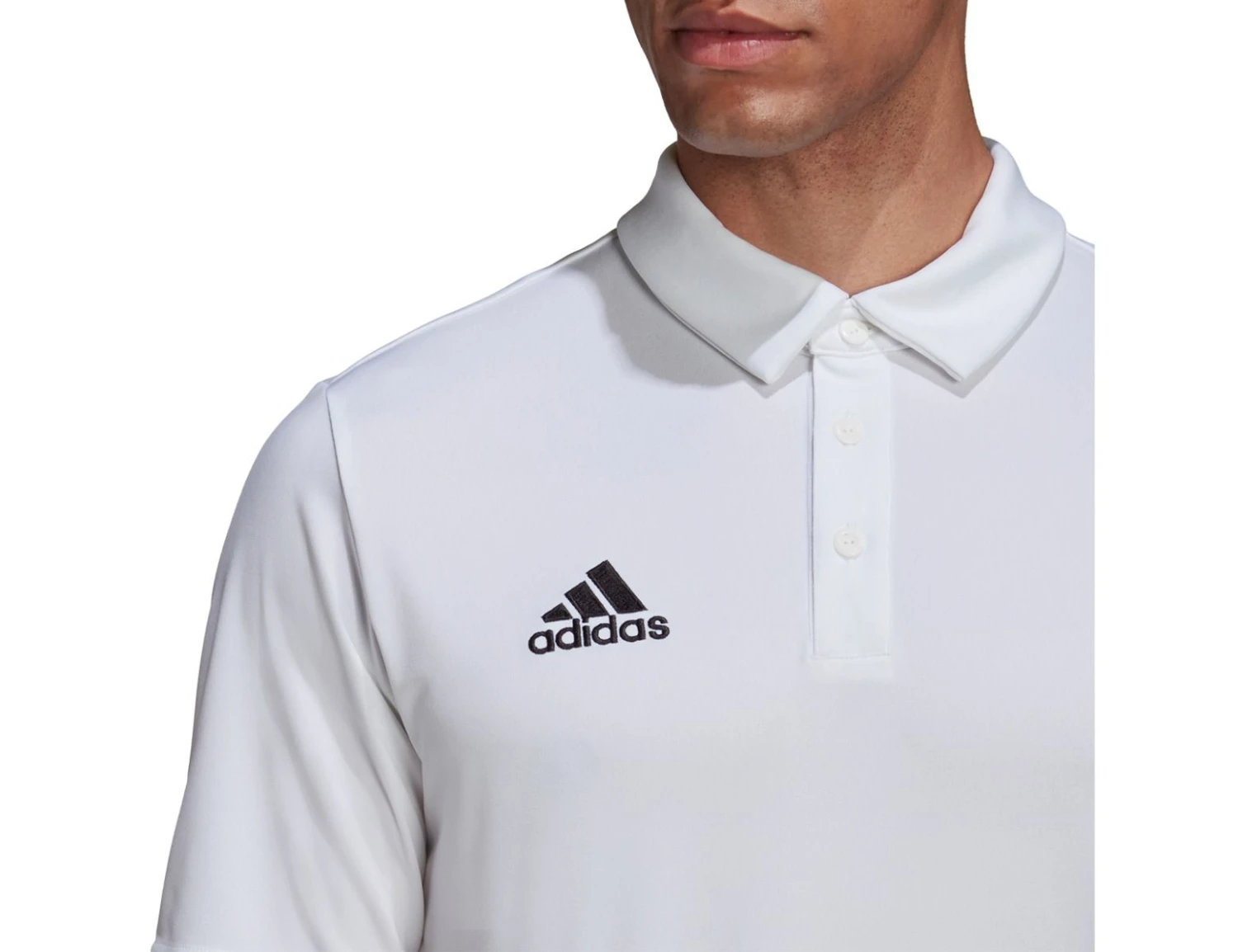 Adidas - Entrada 22 Polo - White Polo Men 5 Adidas - Entrada 22 Polo - White Polo Men – Bild 3