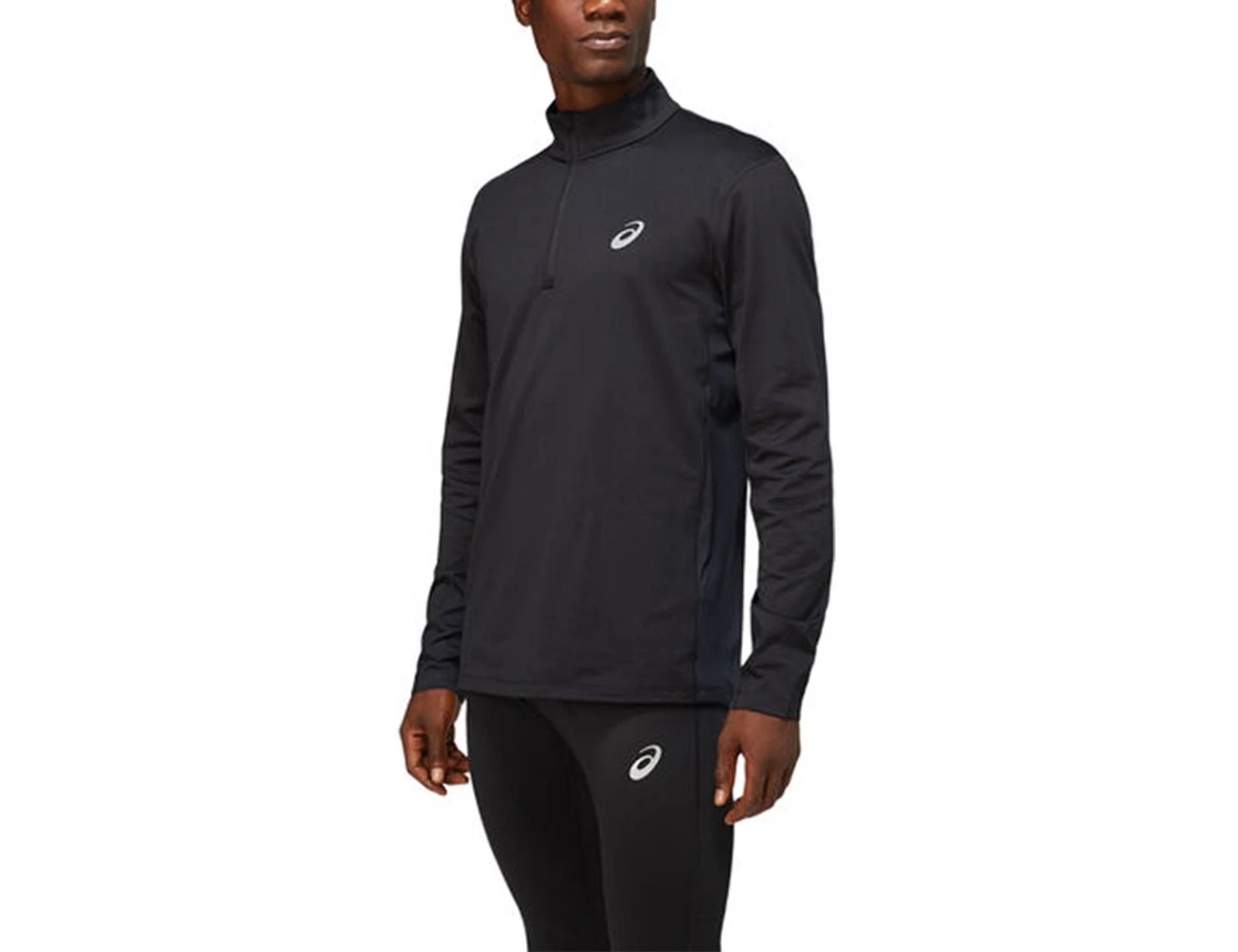 Asics - Core LS 1/2 Zip Winter Top - Schwarzes Sportshirt 4 Asics - Core LS 1/2 Zip Winter Top - Schwarzes Sportshirt – Bild 2