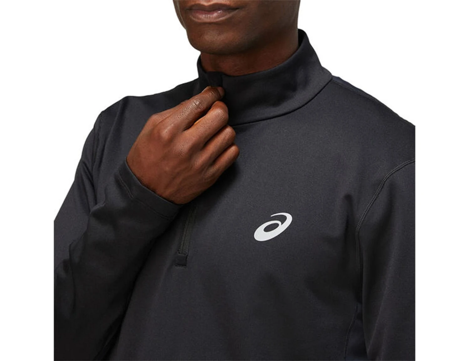 Asics - Core LS 1/2 Zip Winter Top - Schwarzes Sportshirt 5 Asics - Core LS 1/2 Zip Winter Top - Schwarzes Sportshirt – Bild 3
