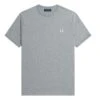 Fred Perry - Ringer T-Shirt - Grey T-Shirt 2 Fred Perry - Ringer T-Shirt - Grey T-Shirt -Shorts Poloshirts Geschaft m3519 r49