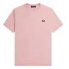 Fred Perry - Ringer T-Shirt - Pink T-Shirt Men 2 Fred Perry - Ringer T-Shirt - Pink T-Shirt Men -Shorts Poloshirts Geschaft m3519 r51 1