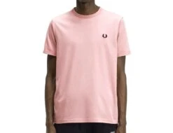 Fred Perry - Ringer T-Shirt - Pink T-Shirt Men -Shorts Poloshirts Geschaft m3519 r51b 1