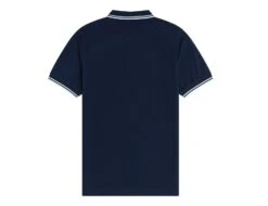 Fred Perry - Twin Tipped Shirt - Dunkelblaues Polo Shirt -Shorts Poloshirts Geschaft m3600 238c