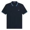 Fred Perry - Twin Tipped Shirt - Navy Polo Shirt