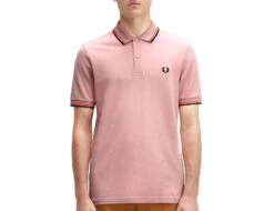 Fred Perry - Twin Tipped Shirt - Pink Polo Shirt Men 8 Fred Perry - Twin Tipped Shirt - Pink Polo Shirt Men -Shorts Poloshirts Geschaft m3600 r69b