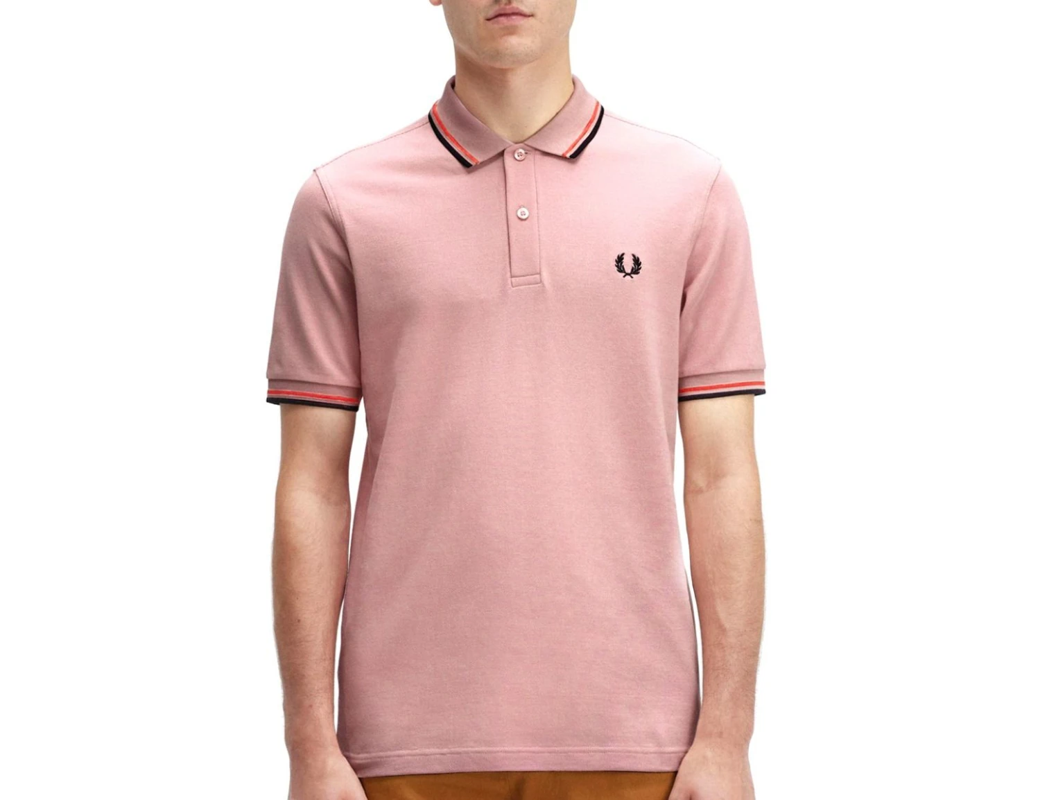 Fred Perry - Twin Tipped Shirt - Pink Polo Shirt Men 5 Fred Perry - Twin Tipped Shirt - Pink Polo Shirt Men – Bild 3
