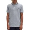 Fred Perry - Twin Tipped Shirt - Grey Polo Shirt Cotton -Shorts Poloshirts Geschaft m3600 r73