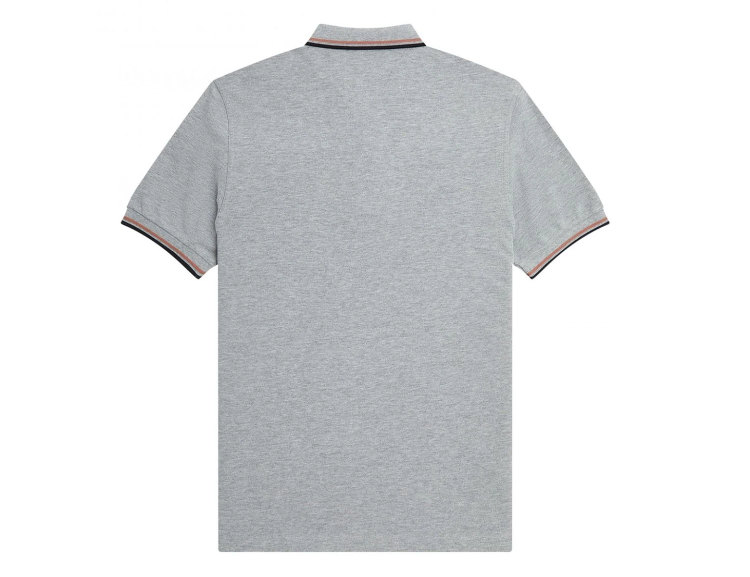 Fred Perry - Twin Tipped Shirt - Grey Polo Shirt Cotton 6 Fred Perry - Twin Tipped Shirt - Grey Polo Shirt Cotton – Bild 4