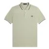 Fred Perry - Twin Tipped Shirt - Green Polo Shirt -Shorts Poloshirts Geschaft m3600 r74 1
