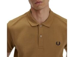 Fred Perry - Plain Shirt - Brown Polo Shirt -Shorts Poloshirts Geschaft m6000 644c