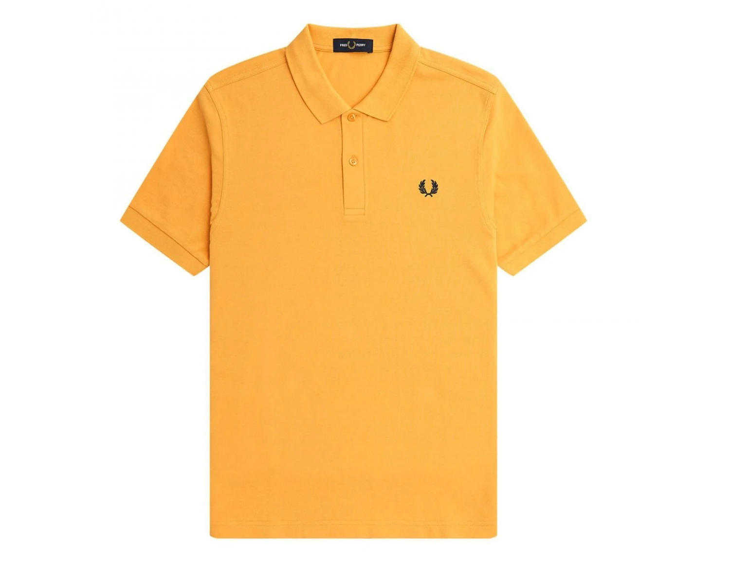 Fred Perry - Plain Shirt - Cotton Polo Shirt Yellow 3 Fred Perry - Plain Shirt - Cotton Polo Shirt Yellow