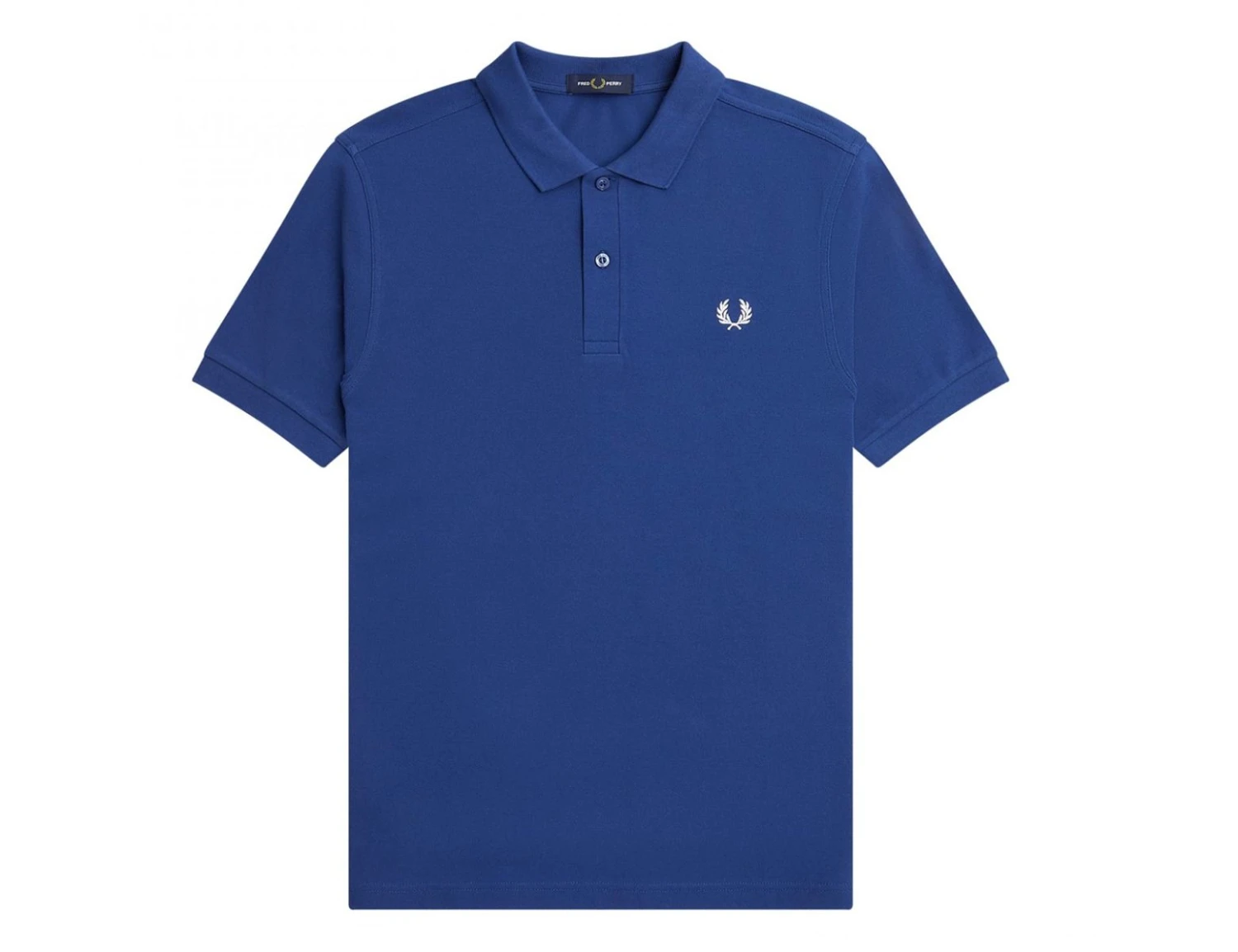 Fred Perry - Plain Shirt - Cobalt Blue Polo Shirt 3 Fred Perry - Plain Shirt - Cobalt Blue Polo Shirt