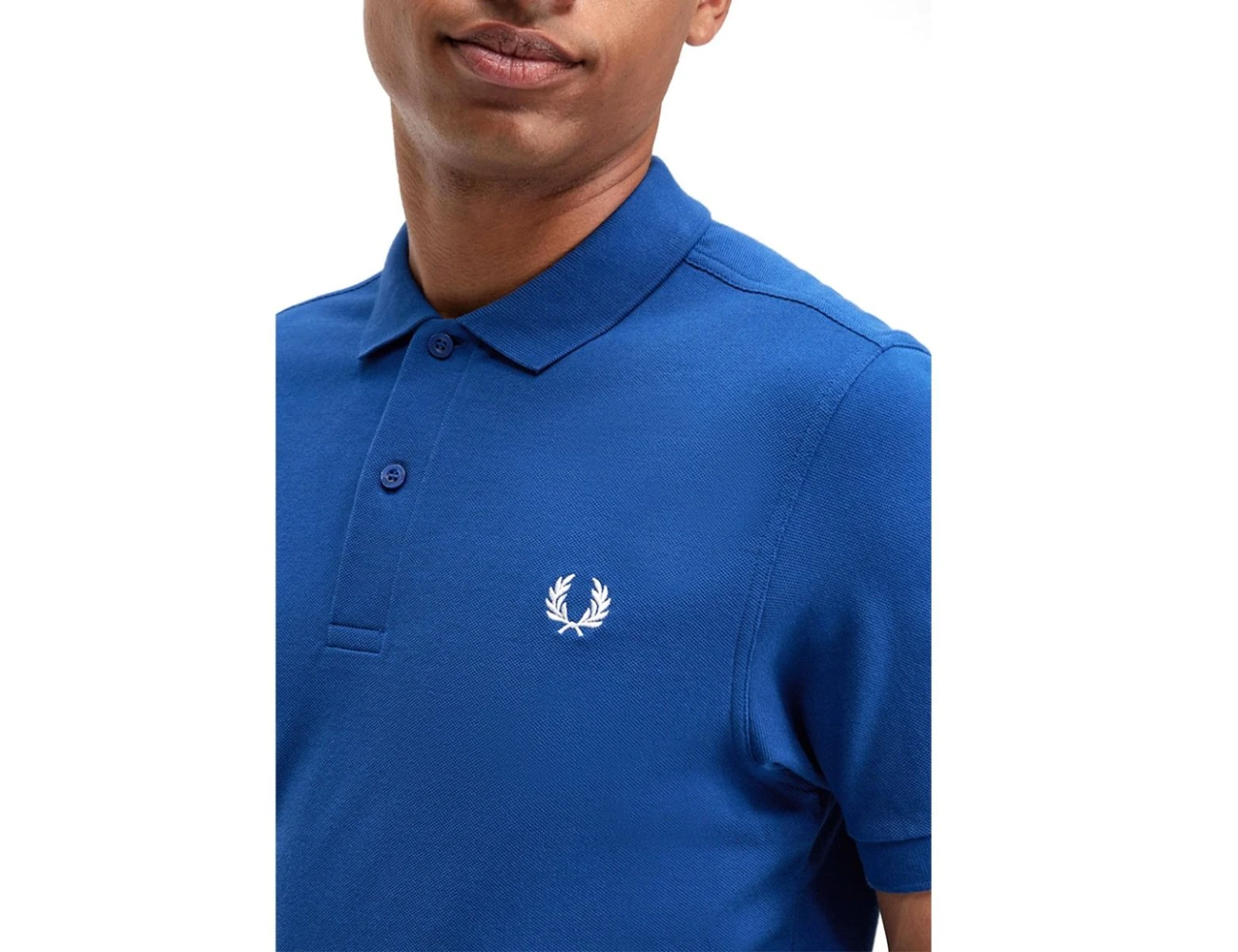 Fred Perry - Plain Shirt - Cobalt Blue Polo Shirt 6 Fred Perry - Plain Shirt - Cobalt Blue Polo Shirt – Bild 4