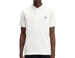 Fred Perry - Plain Shirt - Polo Shirt Ecru -Shorts Poloshirts Geschaft m6000 r96b