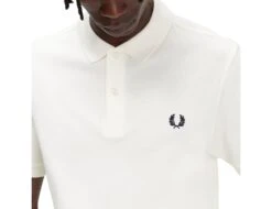 Fred Perry - Plain Shirt - Polo Shirt Ecru -Shorts Poloshirts Geschaft m6000 r96c