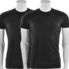Puma - Basic 2 Pack Crew Tee - Schwarze Baumwollshirts -Shorts Poloshirts Geschaft puma c neck 652001001 200zonderlogo 1